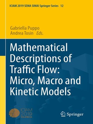 cover image of Mathematical Descriptions of Traffic Flow